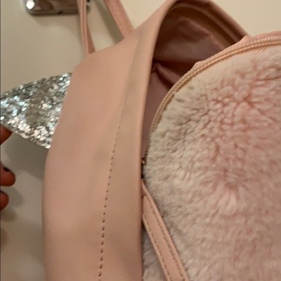 pink mini backpack - Picture 3 of 5